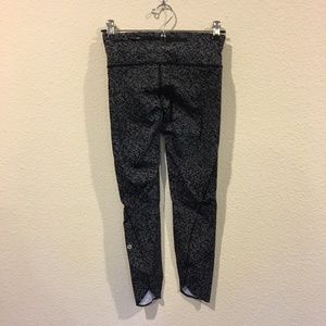 lululemon athletica Pants - Lululemon black with white dot leggings lululemon athletica Pants - Lululemon black with white dot leggings